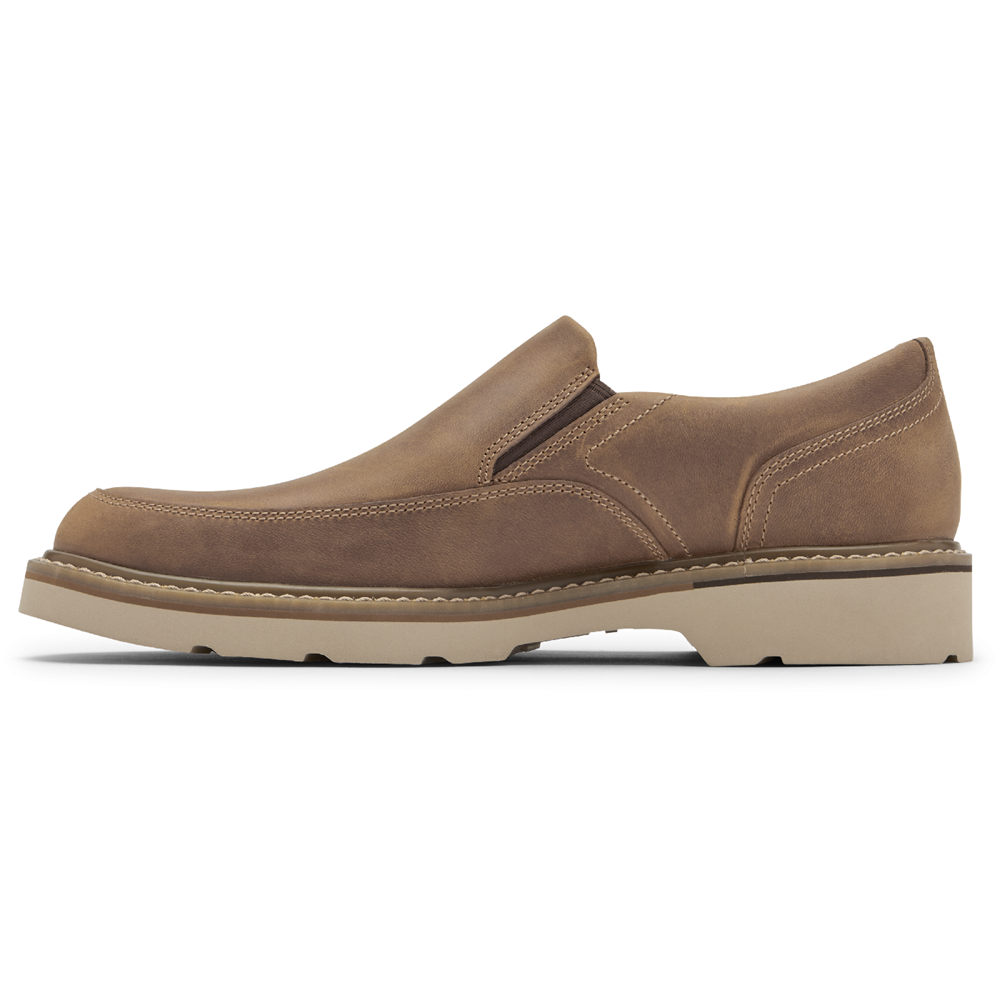 Slip-Ons Rockport Hombre Mexico - Charlee Waterproof Kaki - KICOW4890